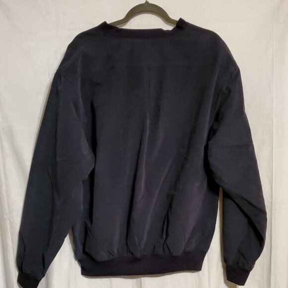 NWT Free Baru Sports Microfiber Golf Windshirt-Size SM-Navy-Polyester Blend - Picture 2 of 5